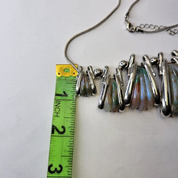 Colourful Bib Statement Necklace - Picture 11 of 16